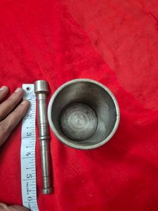 Vintage Metal Mortar and Pestle