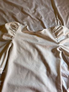 Chic Square Neck Puff Sleeve Top