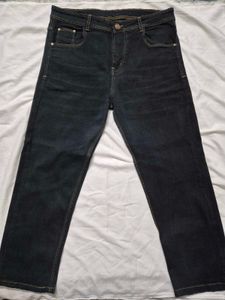 Black Straight Fit Pants | 34