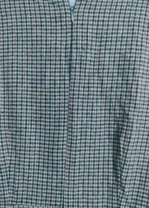Checkered V-Neck Dress