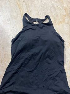 Black padded gym fit