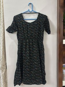 Chic Floral Print Midi Dress