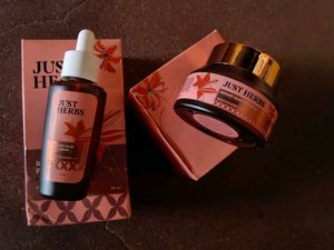 Just Herbs Radiant Glow Face Serum & Cream