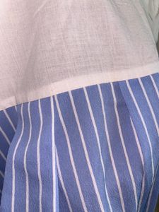 Chic Striped Panel Top