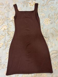 Brown Mini Dress