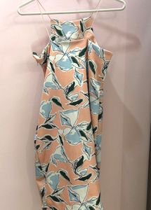 Floral Print Midi Dress| Size XS