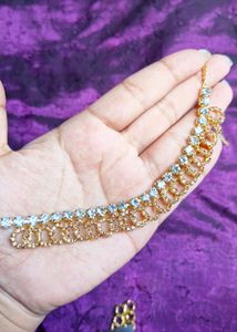 Golden Ad Necklace