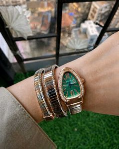 Luxury Bvlgari Watch With Diamond Bezel