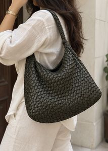 Olive Braided Hobo