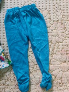 Girls Blue Top And Legging