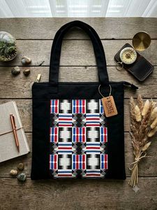 Unique Patchwork Tote Bag