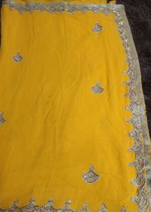 Pure Handwork Saree with Blouse