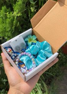 Cute Blue Hair Accessory Set