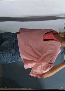 Chic Pink Bell Sleeve Top
