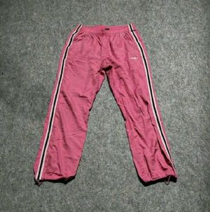 Pink Track Pants with Side Stripe
