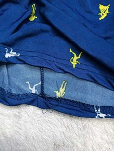 Men's Blue ♥️♥️♥️Printed Sleep Shorts