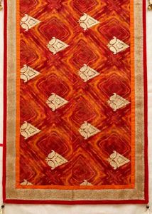 Vibrant Red & Orange dupatta
