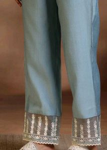 Libas Embroidered sequinned kurti with trouser &amp; d