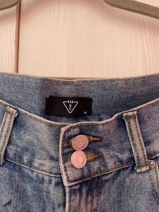 Trendy Cropped Wide Leg Jeans