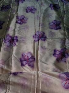 Elegant Floral Print Saree