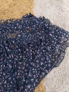 Chic Floral Smocked Top
