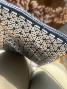 Silver Sling Bag- Detachable Chain