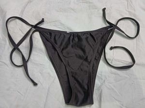 💛 Women's Black Tie-Side Bikini Bottom