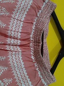 Elegant Pink Printed Kurta