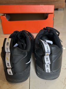 Nike Air Force - Black Sneakers with White laces