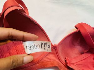 Red Bra with Lace Detail (brick colour)