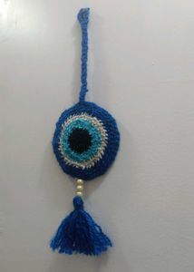 Evil Eye Crochet Wall Hanging