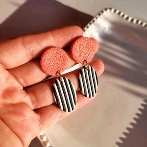 Zebra Stripe Handmade Earrings (Any 1)