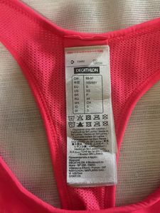 decathlon Bright Pink Sports Bra