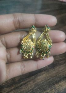 Gold Plated Dangle Earrings