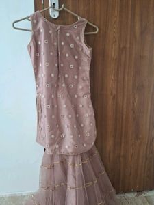Embroidered Kurta with Sharara Set