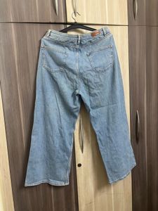 Light Wash Wide Leg Jeans