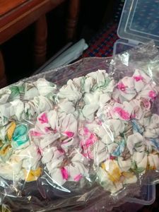 Floral Print Scrunchie Set