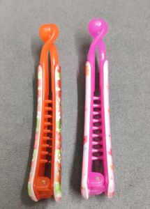 Banana Hair Clip Set Of 2 Orange🧡 and Pink 💖