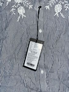 Striped Embroidered Shirt