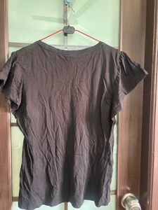 Stylish Brown Embroidered Top