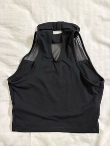 Mesh Sports Crop Top