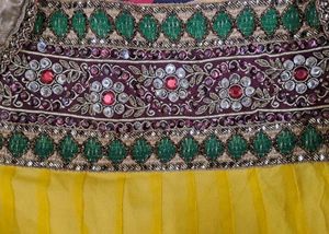🌟Yellow Net Kurta Set