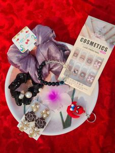 Assorted Hair Accessories &amp; Jewelry Bundle
