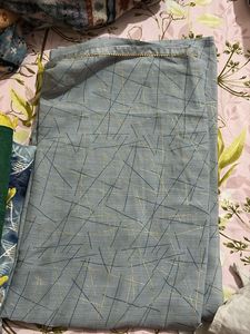 Elegant Grey Saree with Geometric Pattern