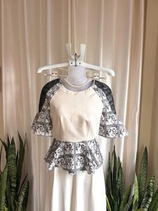 Imported Elegant Peplum Blouse