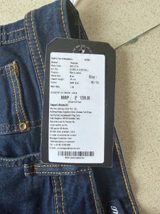 Classic Dark Wash Denim Jeans