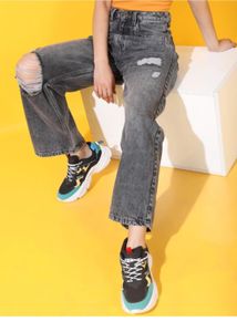 Tokyo Talkies Regular Woman Grey Jean