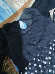 Chic Polka Dot Midi Dress