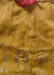 Stylish Mustard Printed Kurta