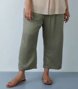Westside Gia Curves Olive Green Pants